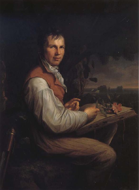 Friedrich Georg Weitsch Alexander von Humboldt oil painting picture